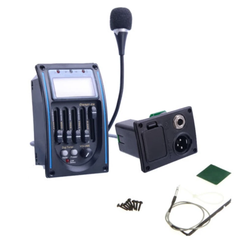 Акустическая гитара предусилитель LC-5 5-полосный эквалайзер Пикап тюнер