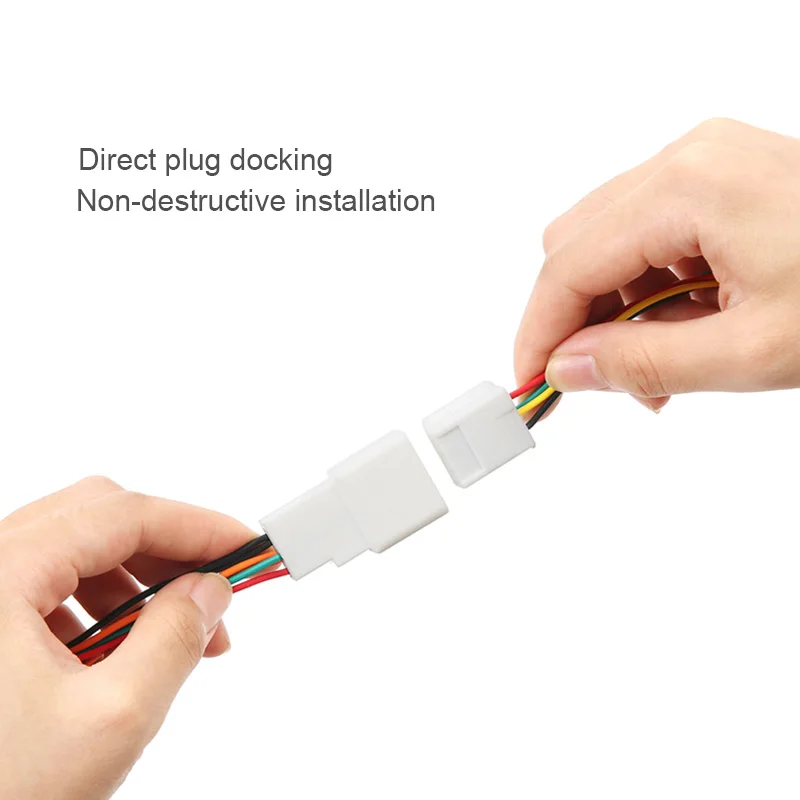 

for Toyota RAV4 2019-2020 Car LED Blue Interior Door Armrest Panel Light Ambient Lamp Bar Atmosphere Light Wood Grain