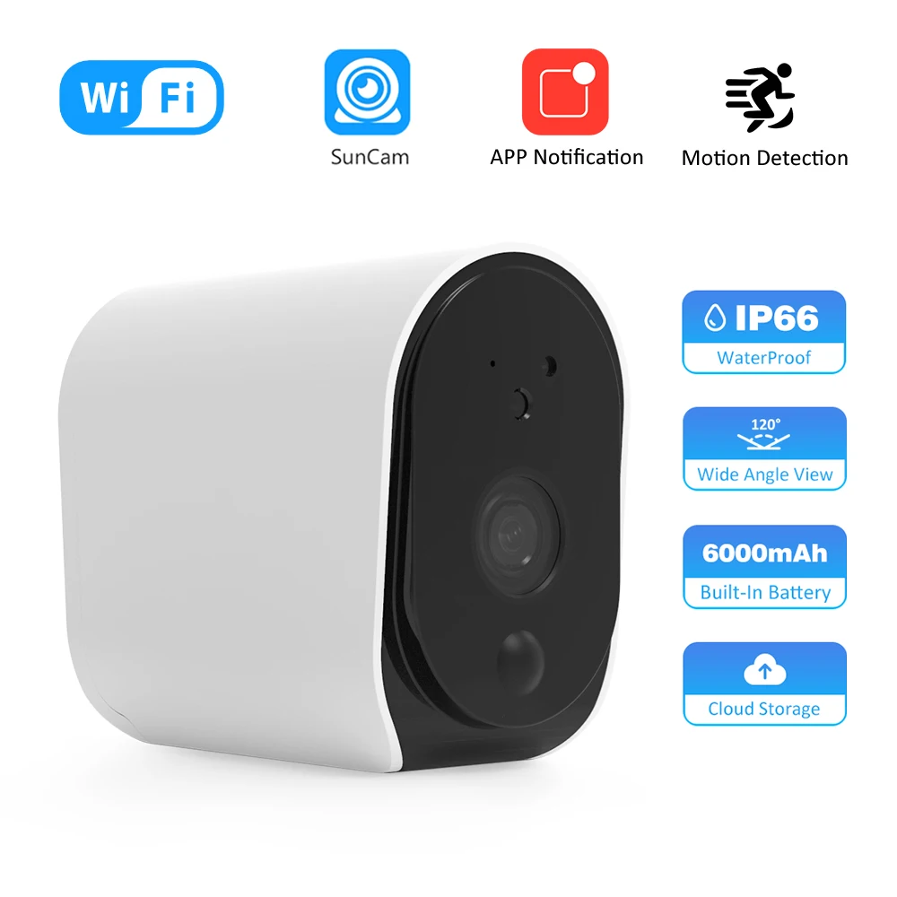 

wireless security camera video surveillance wifi Night Vision 1080P HD IP Two Way Audio Bateery Camera