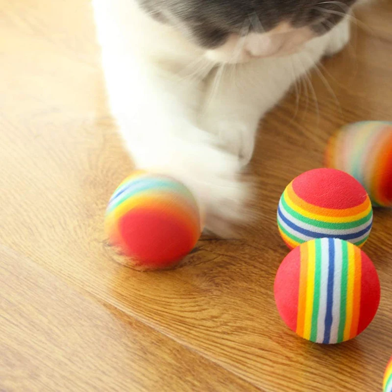 @ HE 5 шт. интерактивная игрушка в виде кота цветной пенопласт для домашних