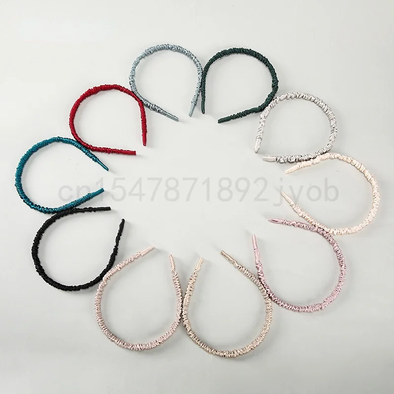 

Recommend Mulberry silk collocation headwear bathing headband girls hair accessories 16 Mumi silk headband Women's hair clip