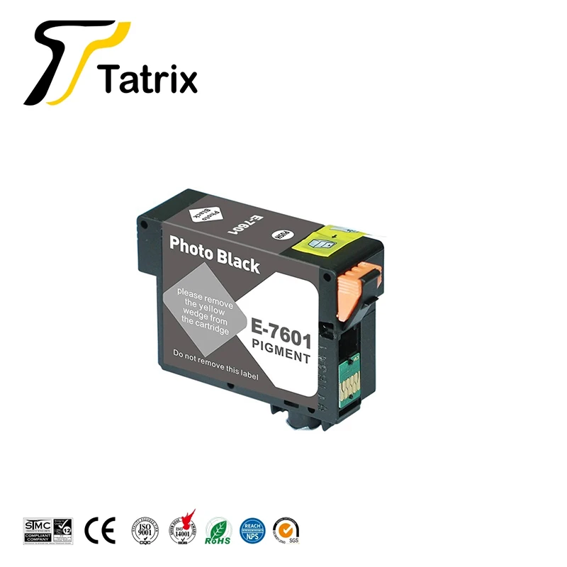 Tatrix совместимый чернильный картридж для принтера Epson T7601 T7602 T7603 T7604 T7605 T7606 T7607 T7608 T7609 костюм для Epson суреколор SC-P600