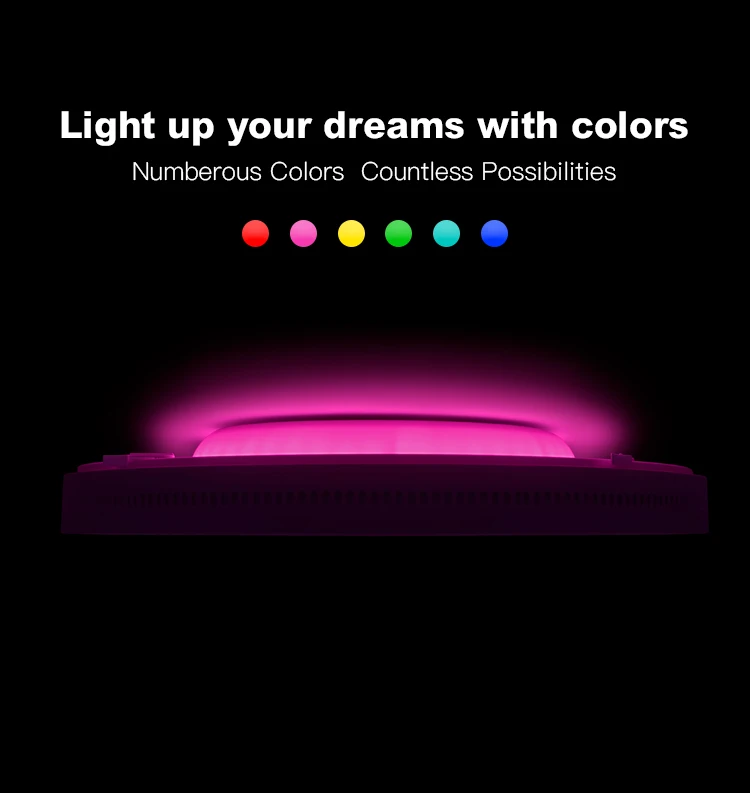 Современный светодиодный потолочный светильник RGB с затемнением 48 Вт/60 Вт приложение wifi голосовое интеллектуальное управление гостиная спальня потолочный светильник для кухни