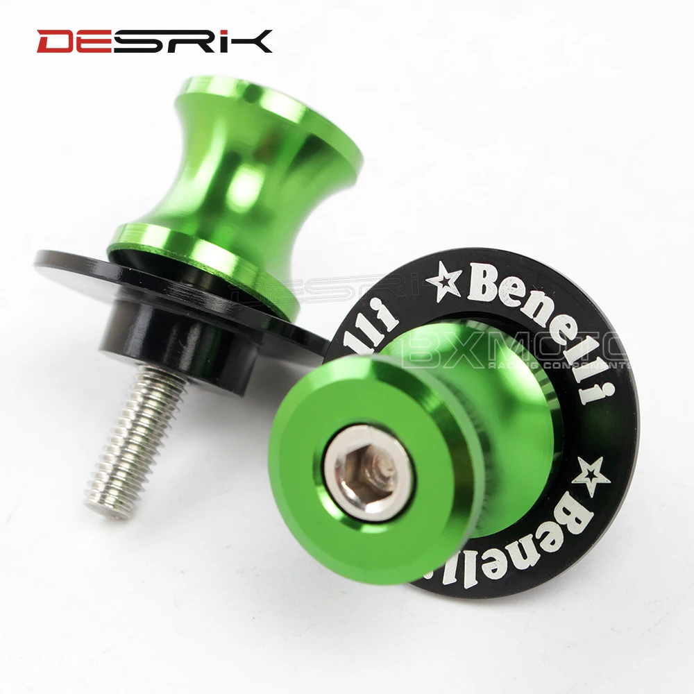 2 шт. винты для мотоцикла CNC Swingarm Slider катушки стенда Benelli Leoncino 500 TRK 502 BJ600 BN500 TNT 300 150 BN