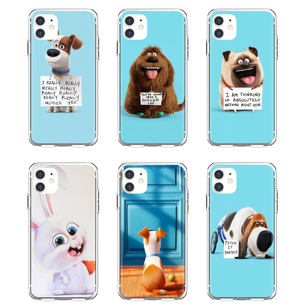 Life Z of Pets The Secret Мягкий чехол для Apple iPhone 10 11 12 Pro Mini 4S SE 5C 6 6S 7 8 X XR XS Plus Max 2020|Бамперы| |