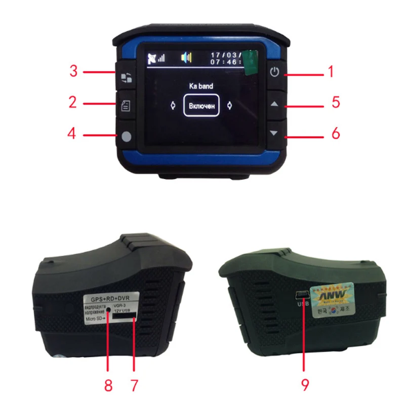 Видеорегистратор автомобильный AIXZ 2 в 1 с антирадаром | Автомобили и мотоциклы