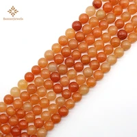 natural stone red aventurine loose spacer beads for jewelry making diy fashion 15 strand 4 6 8 10 12mm pick size