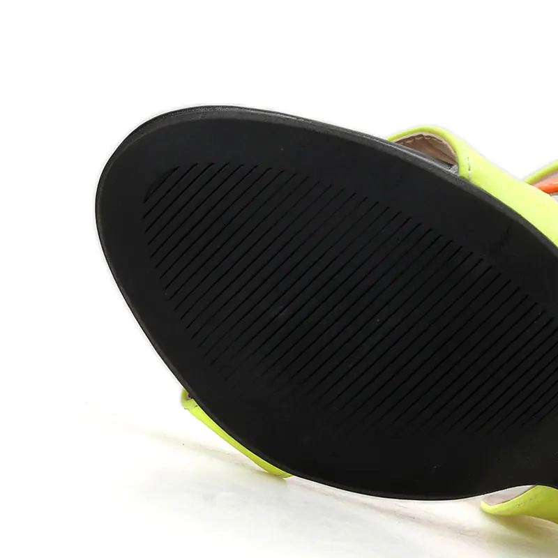 Сандалии GENSHUO женские с открытым носком босоножки на тонком высоком каблуке