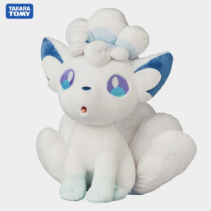 25 см белый плюшевый лед вульпикс куклы Покемон игрушка игра Аниме шесть хвостов