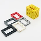 Технические детали для сборки блоков, подъемная балка, квадратный корпус, рамка 5x7, модель двигателя, аксессуары для сборки, игрушки 64179