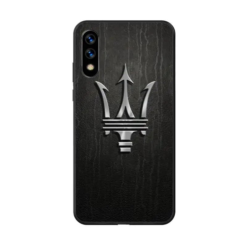 

Brand Maserati Phone Case For Huawei Honor 5A 7A 7C 8A 8C 8X 9XPro 9Lite 10 10i 10lite 20 20lite 30pro Black Soft TPU Case