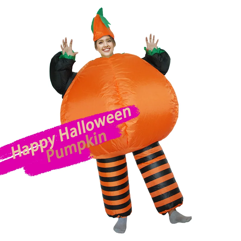 Хэллоуин тыква Джек О 'фонарь Косплей Взрослый надувной костюм необычные