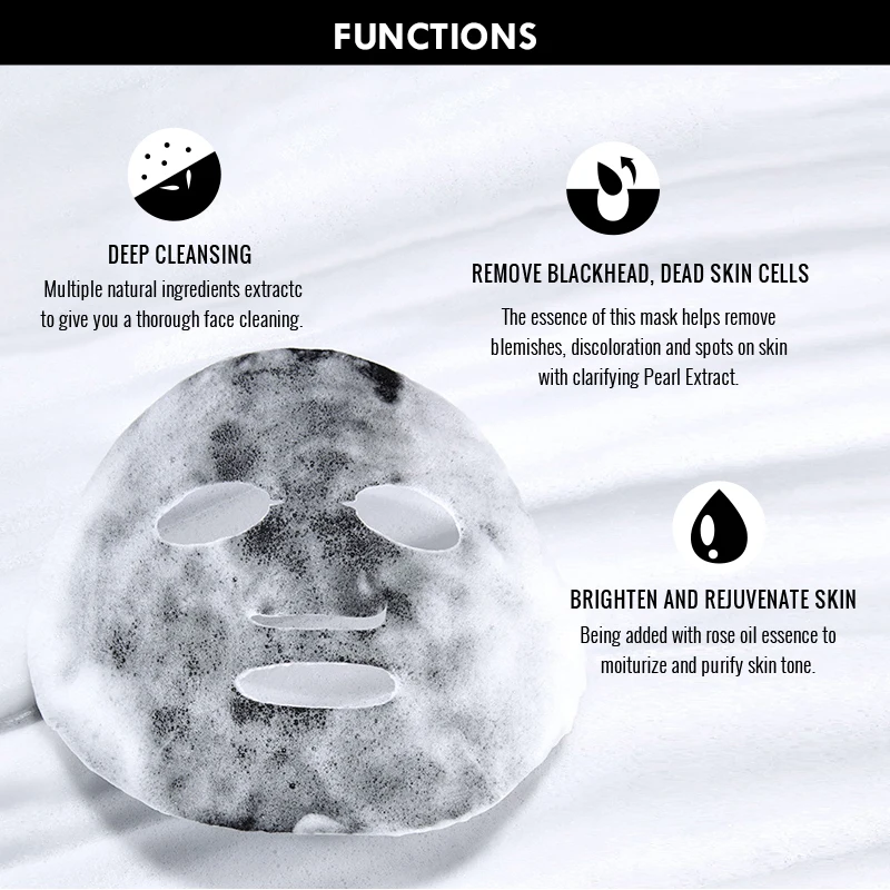 Маска для лица OMY LADY с кислородными пузырьками аминокислотная маска глубокого