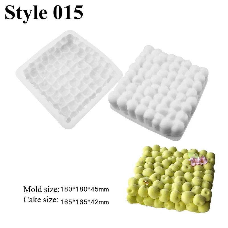 

Multiple Types Non-Stick Silicone Mold Cake Decorating Tools Party Mousse Dessert Baking Mould Pastry Kitchen Bakeware