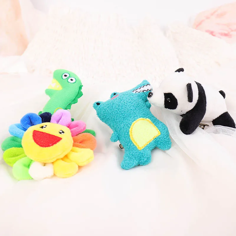 JINJIAN девушки милый мультфильм Плюшевый с клипсой корейский аксессуары для волос