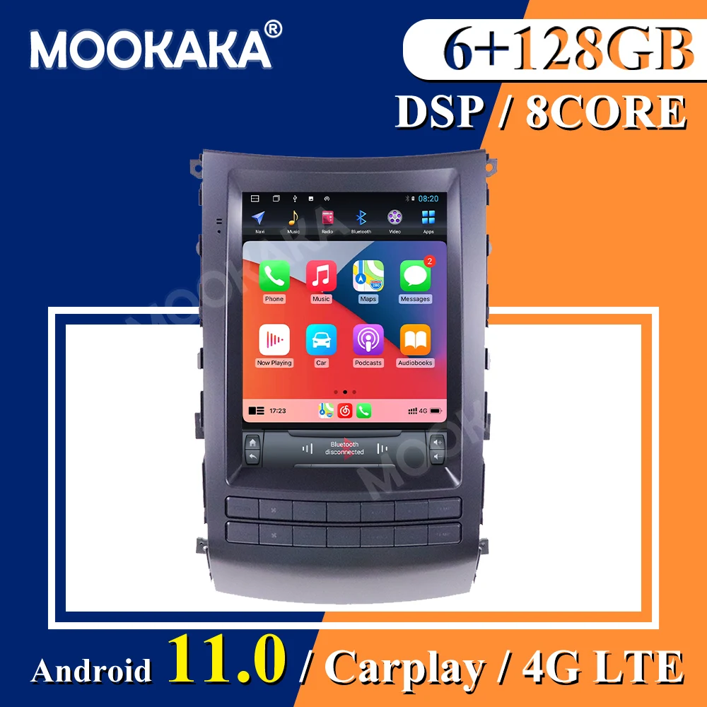 

Автомагнитола для Hyundai Veracruz IX55 128-2008, 6 + 2012 ГГц, 2Din, Android 11