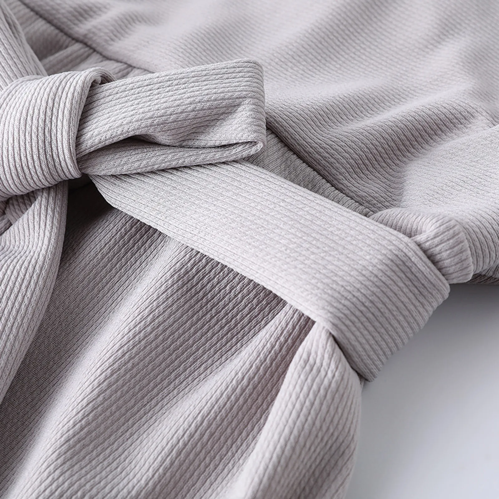 

Sweater Long Dress With Sashes Women Knitted V Neck Dress Winter Warm Knit Female Dress Loose Mini Femme Vestidos Midi Dresses