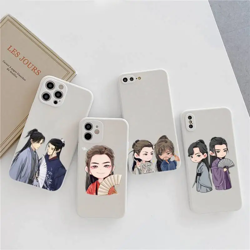 

Cartoon cute Word of honor Phone Case Candy Color for iPhone 6 7 8 11 12 s mini pro X XS XR MAX Plus