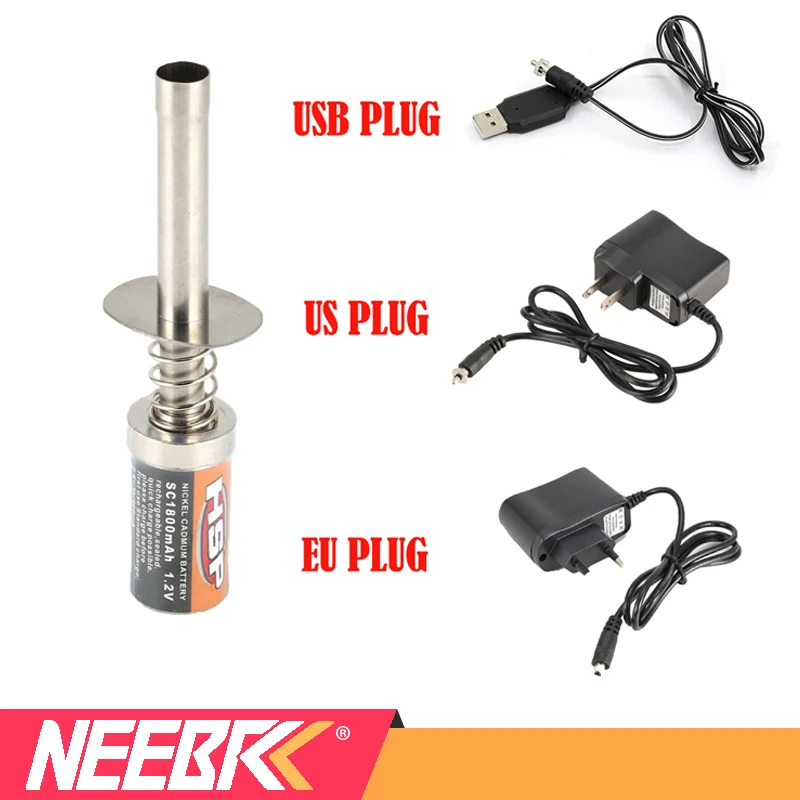 1 2 V 1800 мА/ч Перезаряжаемые стартер Nitro запальная свеча зажигалка с Зарядное