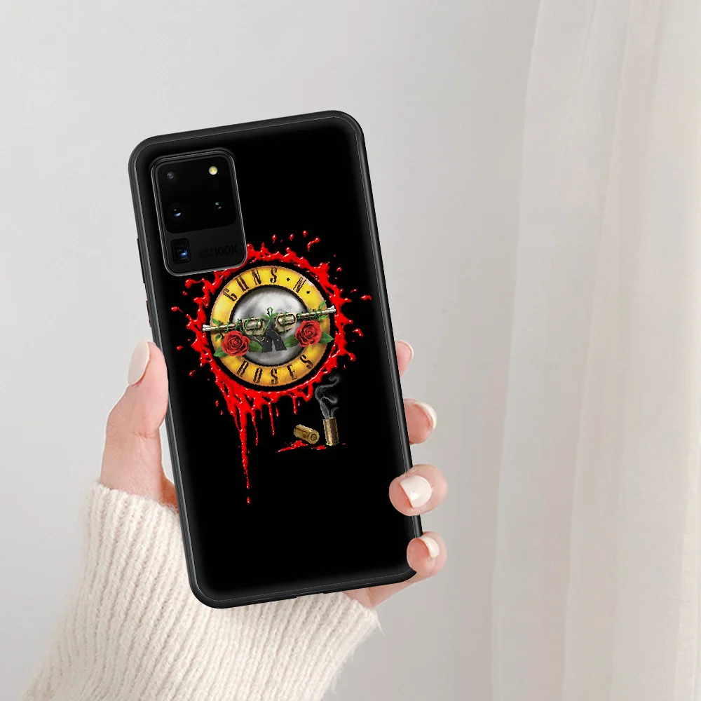 

guns n roses Guns N' Roses Phone Case For Samsung Galaxy Note S 8 9 10 20 Plus E Lite Uitra black Prime Pretty Shell Painting