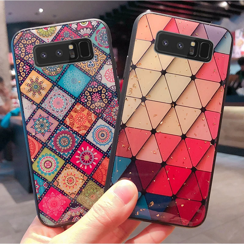 Блестящий чехол для Samsung Galaxy S10 S10e + роскошная сетка с сердечками и леопардовым