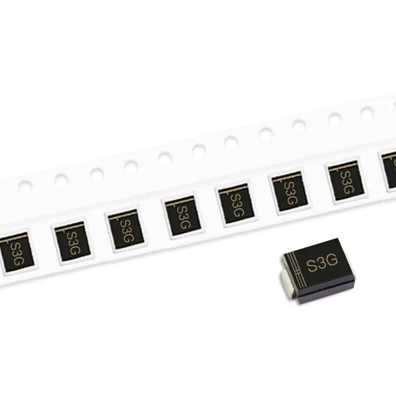 50 шт. SMD выпрямительный диод DO 214AA S3MBF S2M S3M SK34 SK36 S3G SK54 3A 50V 100V 200V 400V 600V 800V 1000V SMB|Диоды| |
