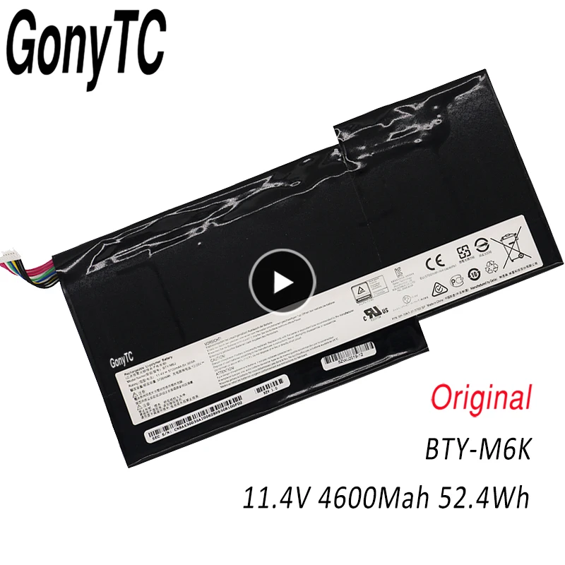BTY M6K натуральная ноутбук Батарея для MSI MS 17B4 16K3 GS63VR 7RG GF63 тонкий 8RD 031TH 8RC GF75 3RD