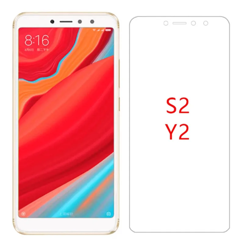 

2Pcs Tempered Glass for xaomi Redmi s2 Y2 Safety Screen Protectors Glass on the for xiomi ksiomi Redmis2 S2 y 2 Protective Film