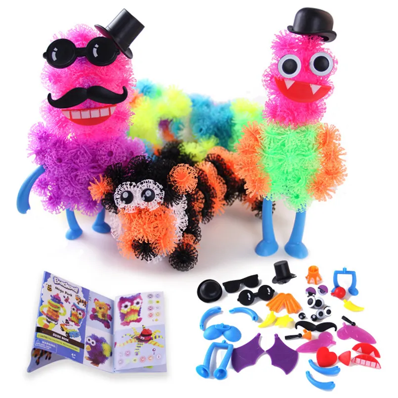 1000 шт./компл. собрать головоломки DIY слойка мяч сжатый шар творческий колючий со