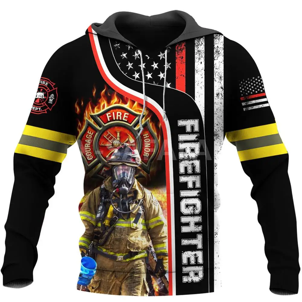 

Удивительный Американский пожарный 3D печать толстовка мужская женская Харадзюку Верхняя одежда пуловер на молнии Свитшот Повседневная ун...