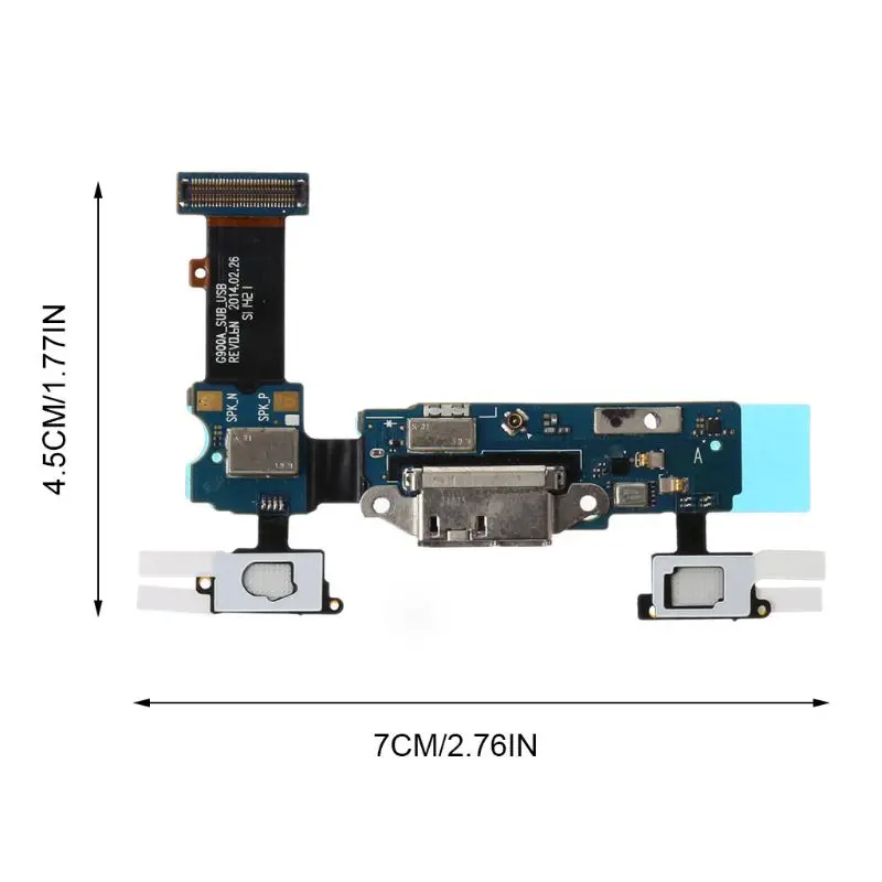 

D57C Micro USB Port Charging Outlet Dock Connector Replacement Flex Cable for samsung S5 G900A Microphone