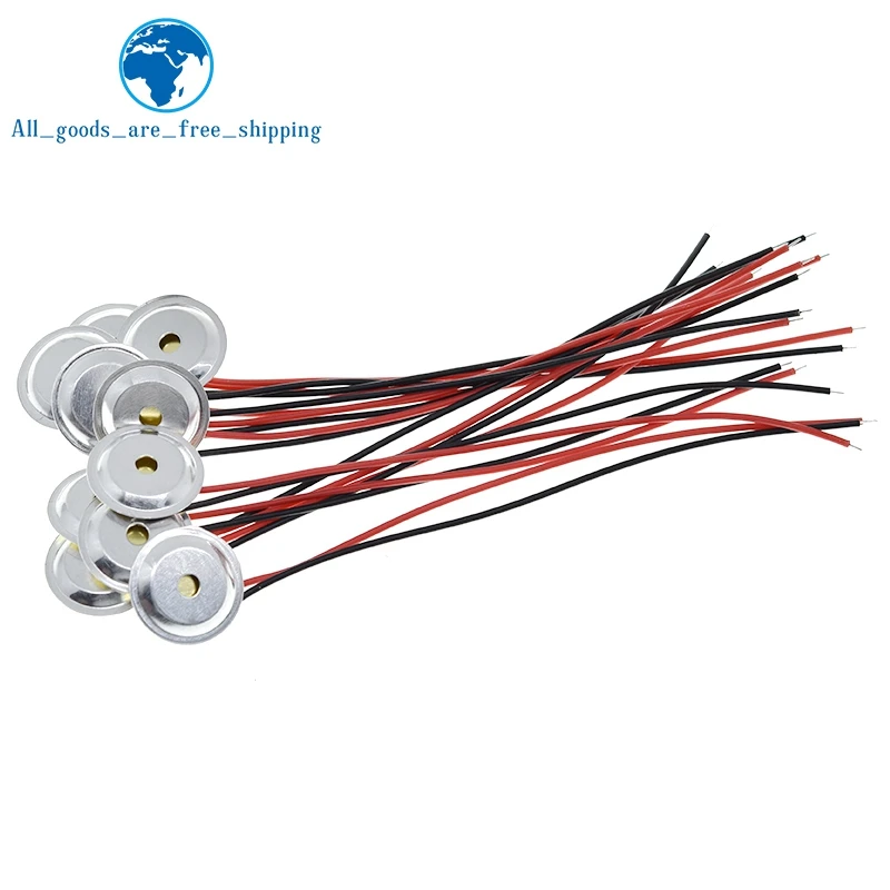 10 шт. пьезоэлектрическая пьезокерамическая пластина пластины диаметром 15 мм для