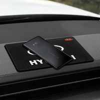 car dashboard sticky anti slip mat silicone non slip storage pad phone glasses holder for hyundai ix35 ix25 ev elantra verna i30