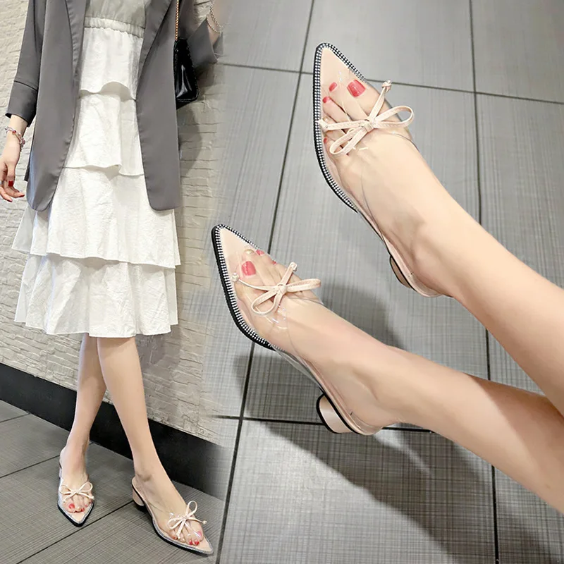 Женские сандалии на квадратном каблуке желтые белые среднем лето 2019|Женские