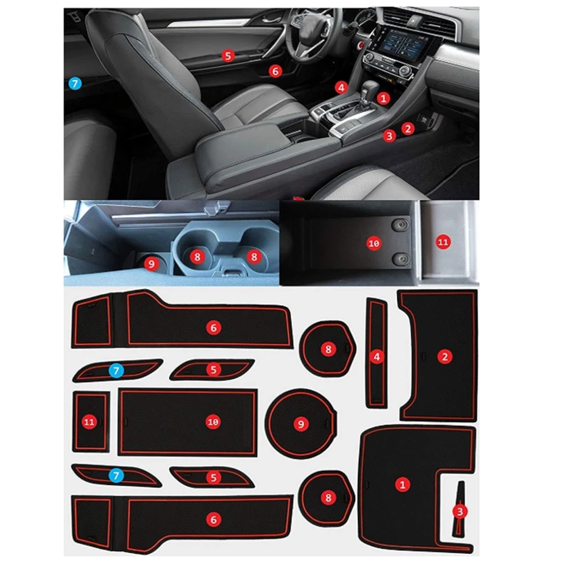 Подходящие под заказ аксессуары для подкладки крышки двери и центральной