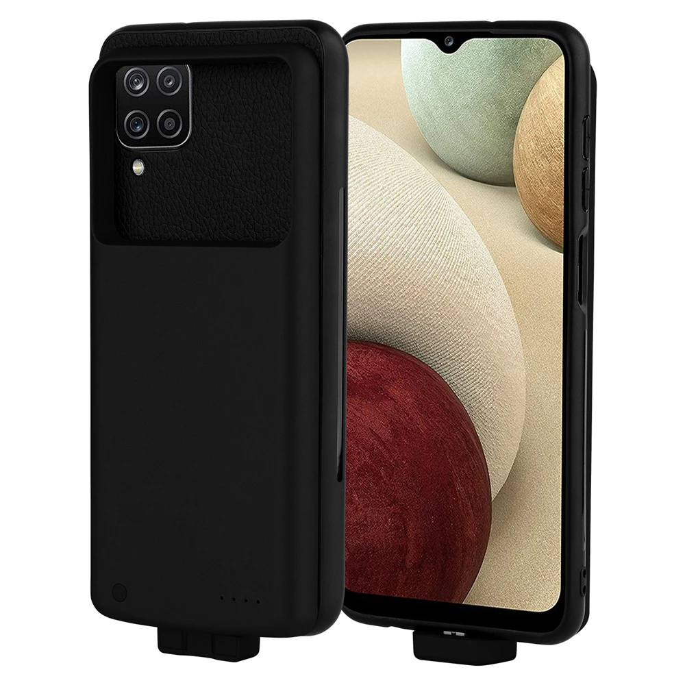 Battery Charger Cases For Samsung Galaxy A12 Battery Case 5000mAh Magnetic Powerbank Charging Cover for Samsung A12 Power Case