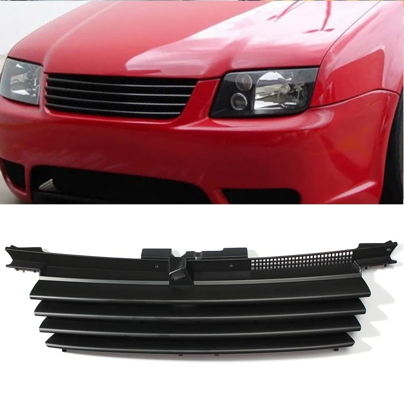 Черная Автомобильная передняя решетка капота для VW/Jetta/Bora MK4 1999 2004 1J5853655C|Гоночные