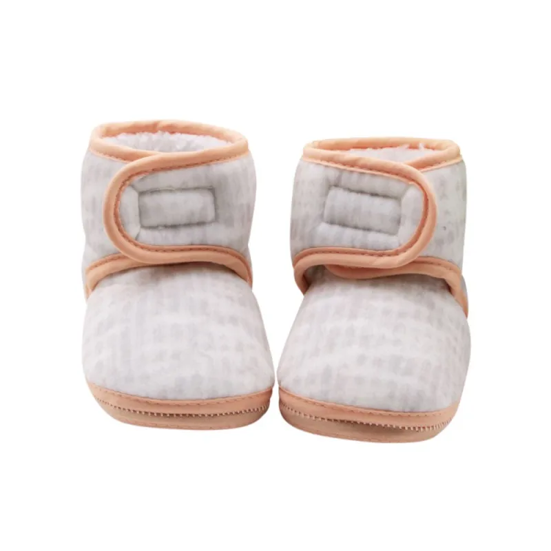 Ботинки для маленьких мальчиков и девочек теплые модные Нескользящие зимняя