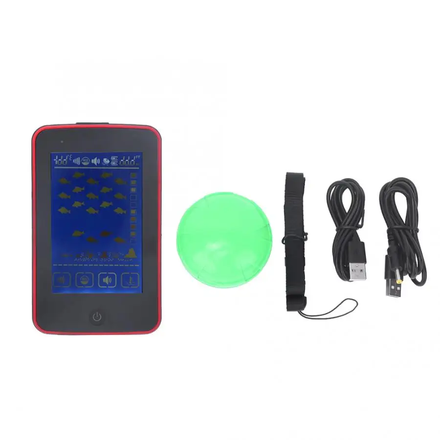 Эхолот рыболокатор беспроводной сенсорный экран высокого разрешения ABS эхолот