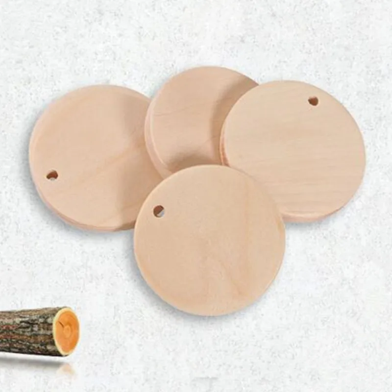 

Новые большие круглые деревянные бусины натурального цвета с одним отверстием, деревянные бусины россыпью «сделай сам», Хорошая оценка, 50 ш...