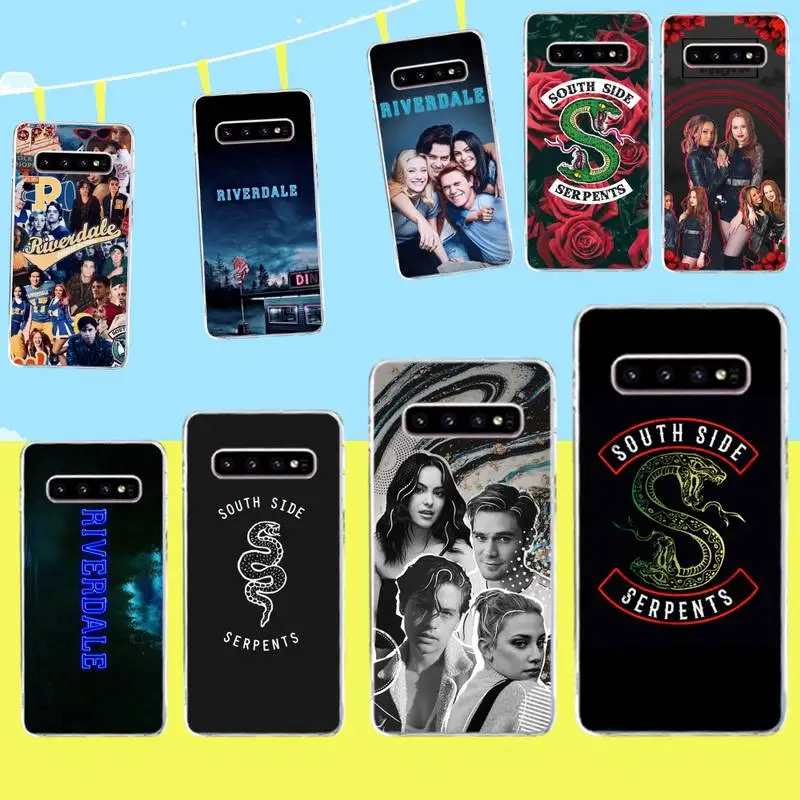 

YJZFDYRM Hot TV show Riverdale Adorable TPU Soft Silicone Phone Case Cover for Samsung S9 plus S5 S6 S7 edge S8 S10 plus