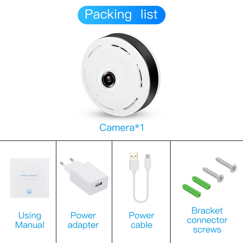 1.3MP/2.0MP Full view wifi 360 градусов двухстороннее аудио Панорамное 960 P/1080 P рыбий глаз