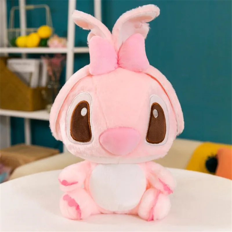 

35 CM Disney Cute Mickey Mouse Minnie Stitch Plush Toys Animals Stuffed Doll Toys For Children Gifts
