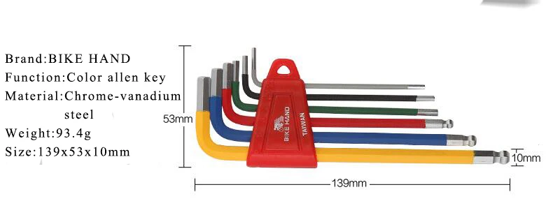 Набор шестигранных ключей 6 шт./компл. шестигранный ключ шестигранные ключи 2/2