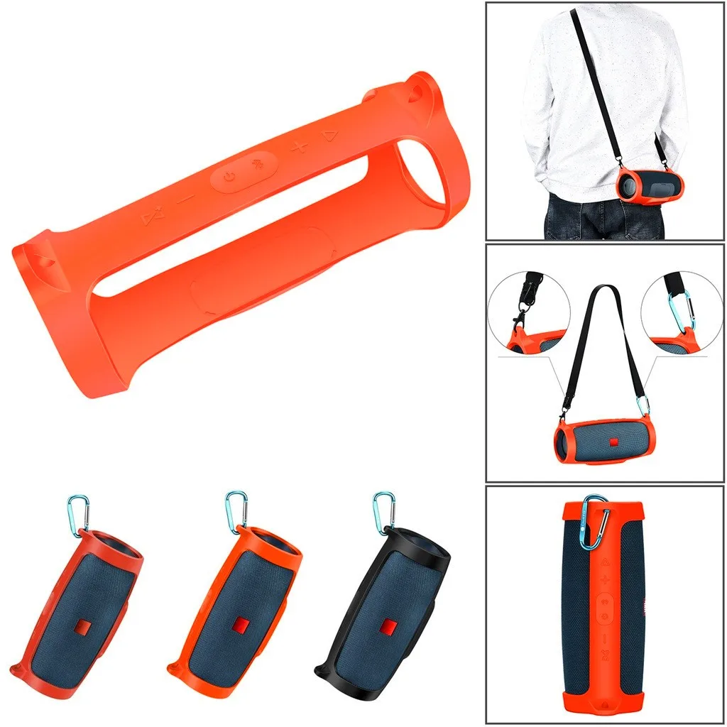 Силиконовый чехол для JBL Charge 4 портативная Bluetooth Колонка альпинизма колонка