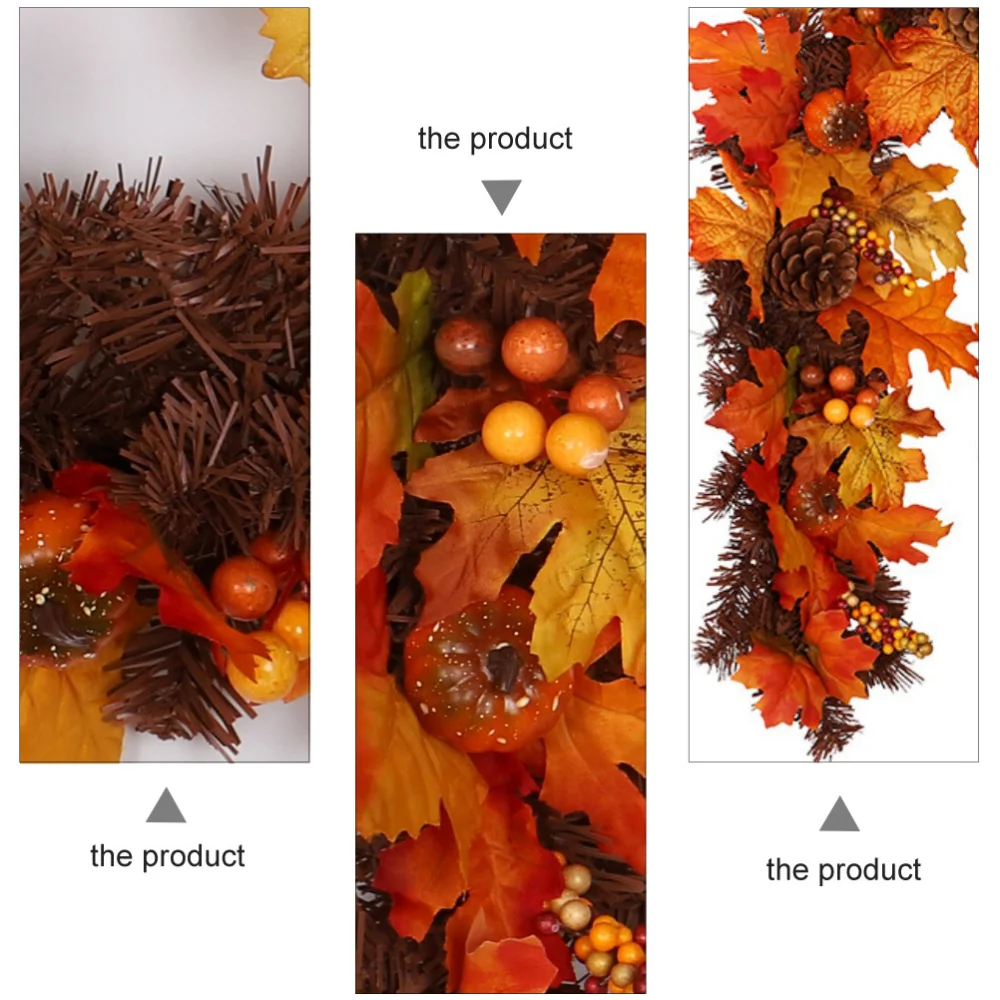 

1pc Thanksgiving Day Autumn Pumpkin Pine Cone Maple Leaf Decor (Assorted Color)
