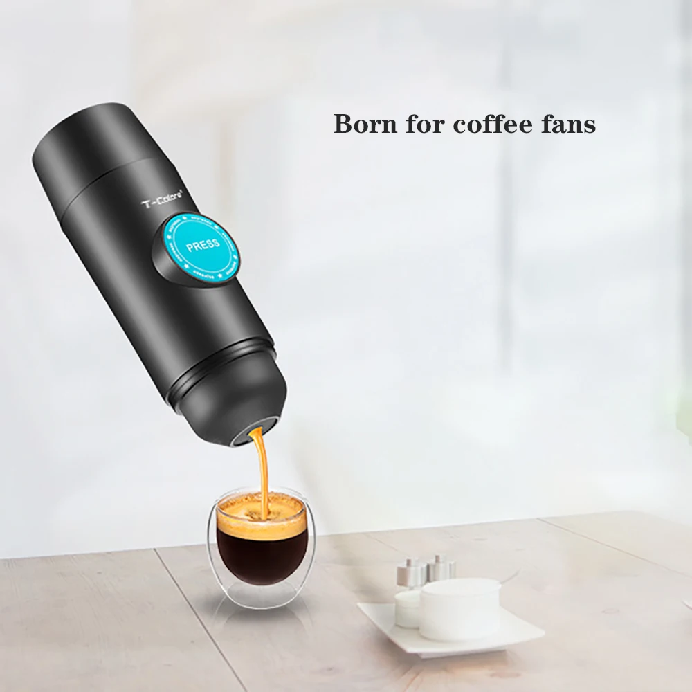 

2022 мини-кофемашина для эспрессо, электрическая USB-кофемашина для горячего и холодного извлечения, капсулы кофейного порошка