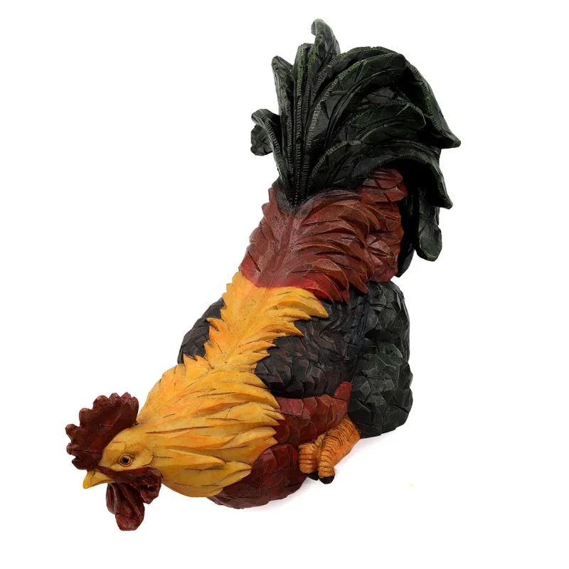 

Rooster Garden Decoration Resin Statue Ornaments Handicraft Figurines For Home Landscaping Yard Garden Decoration Accessories