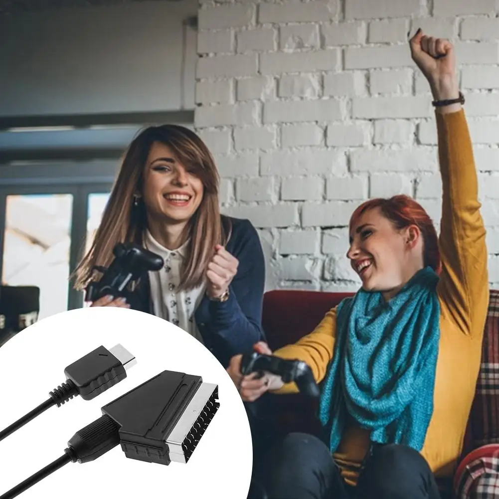 2 шт. 1 8 м/6 футов RGB SCART игровой проводной кабель прочные Проводные кабели