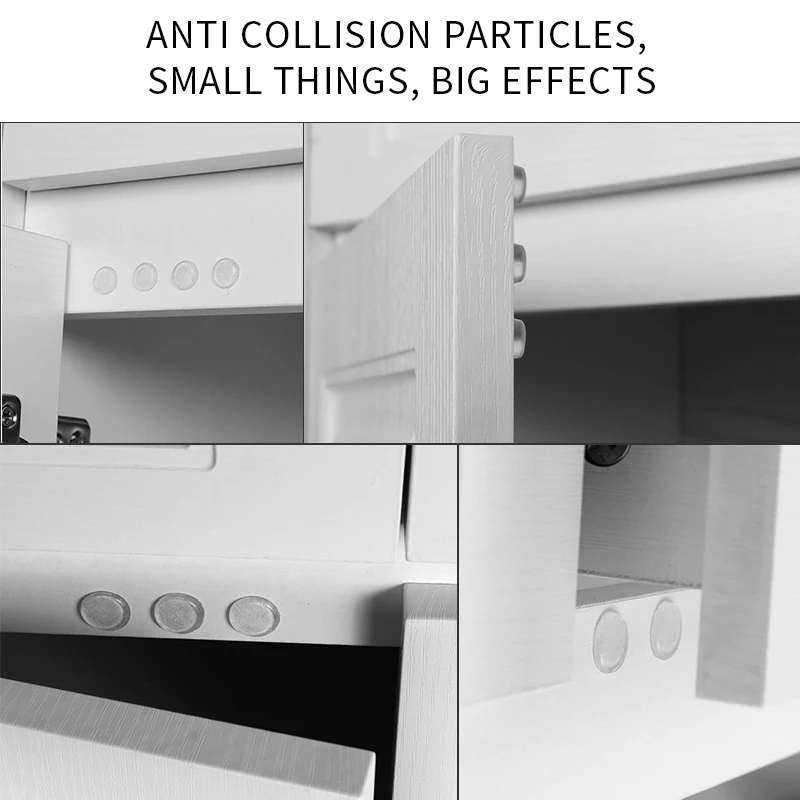 

Furniture Bumpers Adhesive Silicone Bumper Pads Surface Protection for Wall Door Wooden Floor